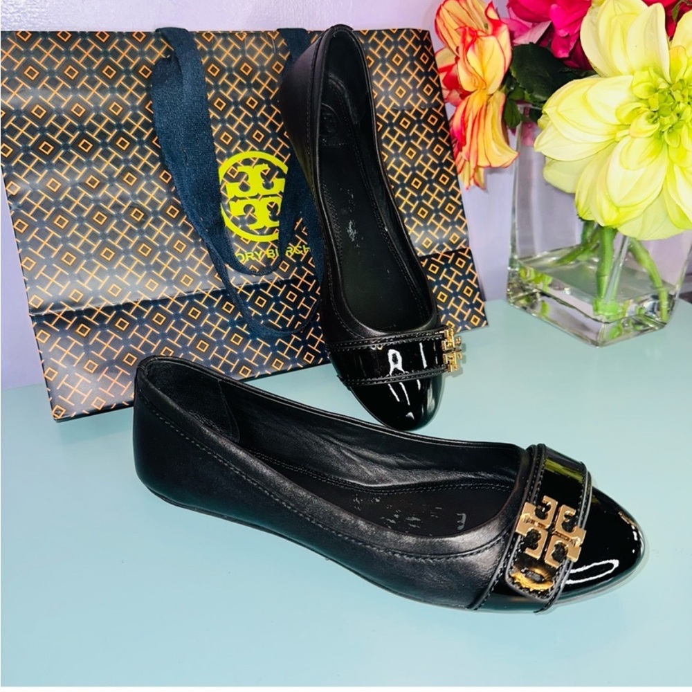 Tory Burch Eloise patent flats
